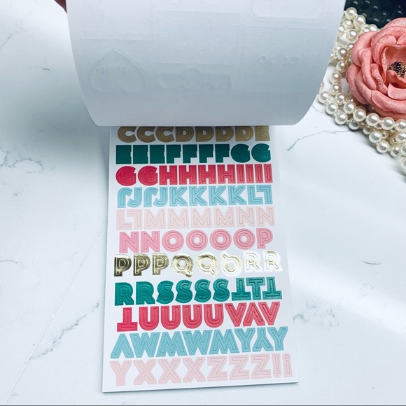 Planner To Do Lists clear stamps 2 sets + stickers 654